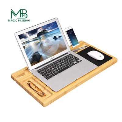 China Portable Phone Holder Bamboo Laptop Tray Desk Multifunctional for sale