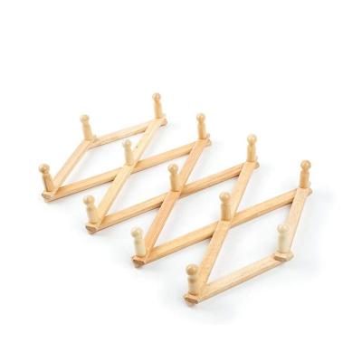 Китай 86.68x17x5cm BAMBOO Стенный многокусок Хранилище одежды Защита Свертываемый решеток продается