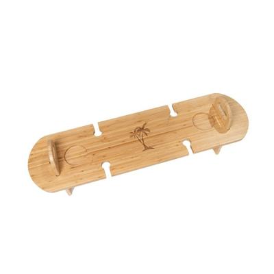 Chine MB-HW090 Table en bambou grande plaque pliante portable pour les collations en plein air fromage partout à vendre