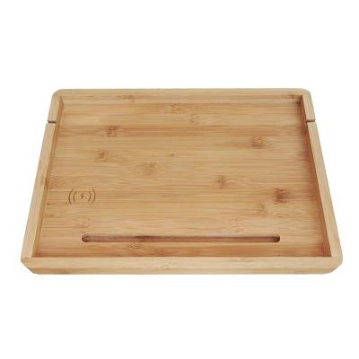 China Nachhaltiges Bamboo-Schlafregal mit Tablet-Halter für Mobiltelefone 38x26x2,5 cm Design zu verkaufen