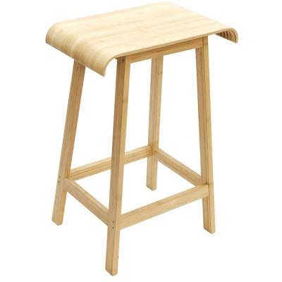 China Kreativer Bamboo-Gekrümmter Sitz-Barhocker mit umweltfreundlichem Design und CE-Zertifikat zu verkaufen