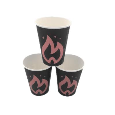 China Disposable Custom Logo PE Coated Cheap Wallpaper Double Cup for sale