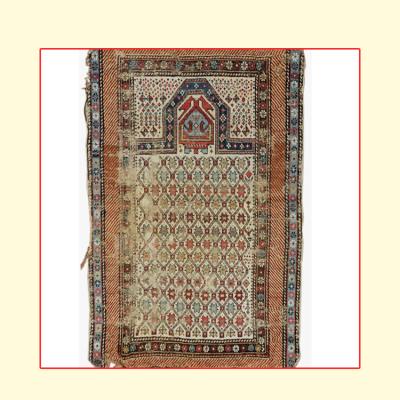 China Washable popular muslim prayer rug is wholesale as liturgical floor rug for sale