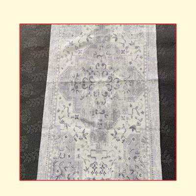 China Modern Design Washable Popular Prayer Rug Woven Cotton And Polyester Blended Worship Rug for sale