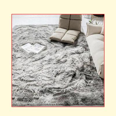 China 2020 Hot Selling Style Large Plush Fluffy Rug Washable Carpet Living Room Silk Rugs for sale