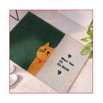 China Eco-friendly.anti-slip.water-proof PVC single door mat material is dirt-resistant, waterproof, slip-resistant, floor mat for sale