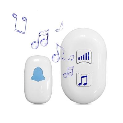 China New Upgraded Modern Home Wireless Doorbell Battery Free Smart Wireless Doorbell Plug In For Home for sale