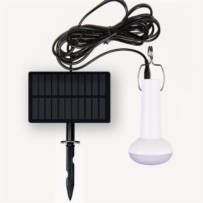 China Outdoor Solar Led Solar Garden Bulb Lamp Lighting with Solar Powered Panel for Camping, Night Fishing Lighting for sale