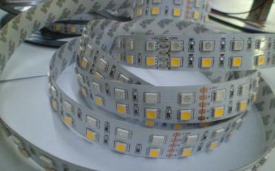 China 24V 120leds/m double lines double rows 5050 LED RGBW RGB+W LED Strip for sale