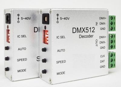 China Pixel Digital LED DMX Decoder DMX to SPI DMX Decoder WS2811 WS2812 DMX Decoder for SPI Pixel LED for sale