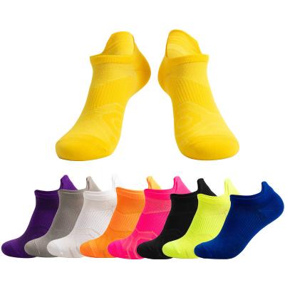 China Z-46 Mens Antibacterial Socks Sport Breathable Non-Slip Running Basketball Bike Football No Show Socks for sale