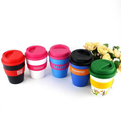 China Sustainable Plastic Coffee Mug With Lids 16oz Reusable Coffee Mug for sale