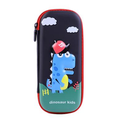 China Schools & Lovely 3D Stationery Pencil Bag Cartoon Student Desks Children's Large Capacity Pencil Case Box for sale