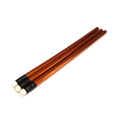 China office & School Pencil Natural Wooden Custom Pencils With Eraser , Round Graphite Wooden Pencil For Drawing for sale