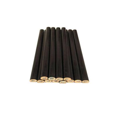 China Carpenter's Pencil Personalized LOGO Black Oval Shape Wood Carpenter's Pencils for sale