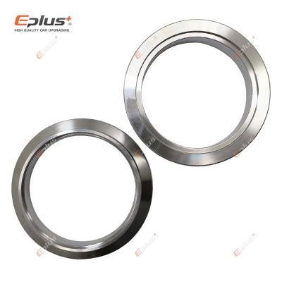 China Stainless Steel Stainless Steel Eplus Stainless Steel V-Band Exhaust Clamp 2.5 inch 3 inch Quick Release V Band Clamp with Male Female Flanges for sale