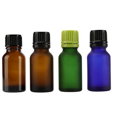 China Wholesale 5ml 10ml 15ml 20ml 30ml 50ml 100ml Amber Essential Oil Bottle Glass Cosmetic Bottle with Dropper Matte Rubber Glass Pipette for sale