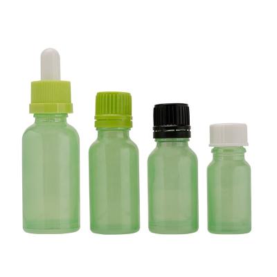 China Essential Oil Cosmetic Empty Bottle 5ml 10ml 15ml 20ml 30ml 50ml 100ml Customized Glass Bottle With Cap Color Coated Logo Printed Dropper for sale