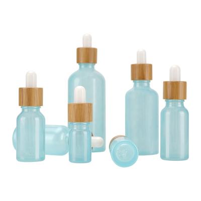 China Wholesale 5ml 10ml 15ml 20ml 30ml 50ml 100ml Essential Oil Cosmetic Bottle Color Coated Glass Bottle With Cap Dropper Customized Logo for sale