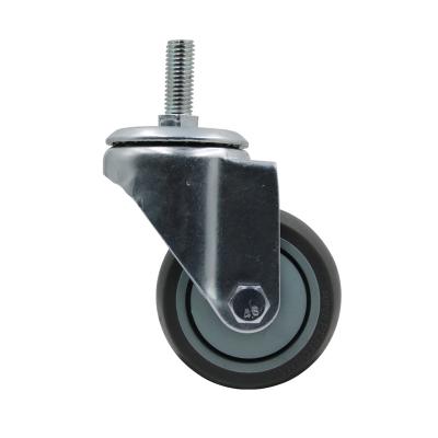 China Low Noise Hot Selling Industrial Rubber 4 Inch Trp Spinning Medical Caster Wheel 5Inch for sale