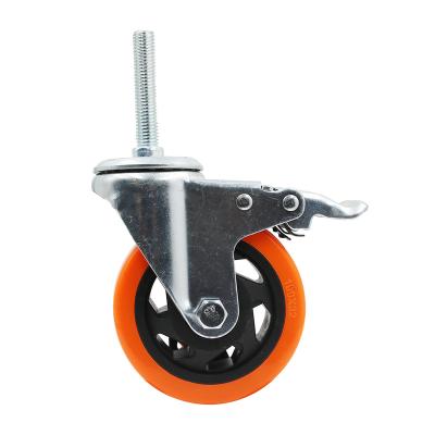 China Wholesale Custom Low Noise 3 Inch 4 Inch 5 Inch Caster Wheel Medium Duty Trolley PP Swivel Caster Wheel for sale