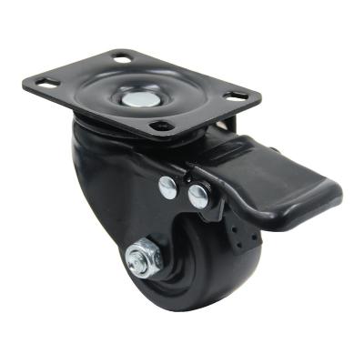 China High Quality 1.5 Inch 2 Inch Industry Caddy Removable Hospital Bed Caster Wheel Low Noise for sale