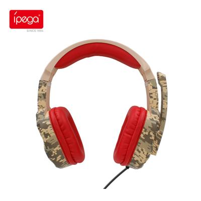 China Ipega PG-R005 Camouflage Stereo Gaming Headset 3.5mm Gaming Comfortable Wearing Earphone For Switch/Switch Lite/PS4/PC/Xbox for sale