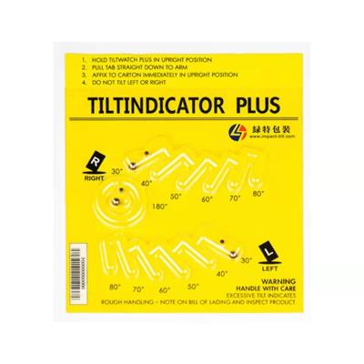 China Barcode Made In China Tilt Indicator Label Tiltaction Plus Multi Angle Sensor Tiltwatch for sale