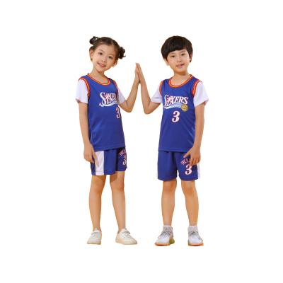 China New Style High School Basketball Uniforms Antibacterial Custom Made Simple Reversible Kid Adult Basketball for sale