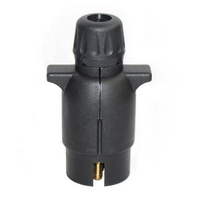 China Trailer Truck Used 7 Way Trailer Plug Trailer Connectors 12V Trailer Towing Plug For Auto for sale