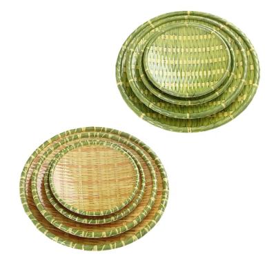 China Sustainable Wholesale High Quality Bamboo Pattern Melamine Dish for sale