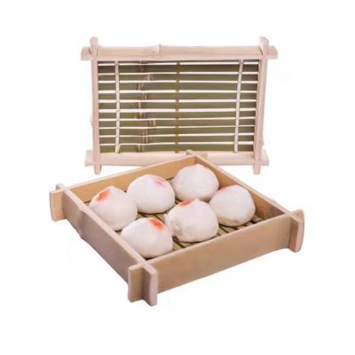 China Environmental Friendly Bamboo Sashimi Stocked Japanese Restaurant Serving Tray Display Sushi Plate Te koop