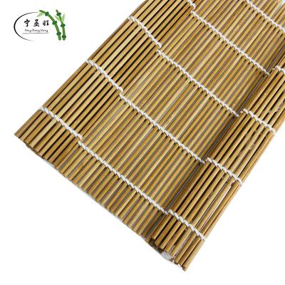 China Sustainable Natural Reusable Japanese Bamboo Bamboo Rolling Sushi Factory Rolling Mat Hot-Sell Mat With Double Treble for sale