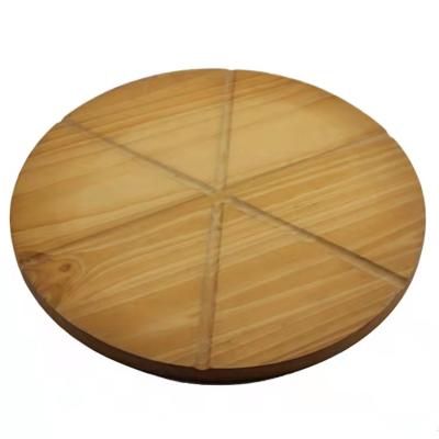 China Sustainable Cookware Pastry Pizza Cutting Board China Manufacturer Kitchen Wooden Pizza Tray Plate for sale