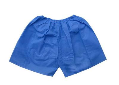 China Disposable men boxer nonwoven pants Blue/black men nonwoven Disposable pants boxer for spa for sale