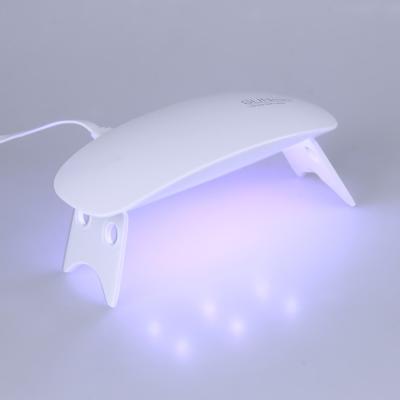 China Home USB Cableuv Led Nail Lamp Computer Mouse Shape Fingernail Polish Dryer for sale