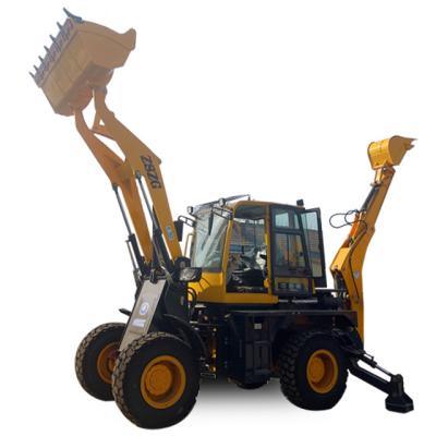 China Hotels Mini Backhoe Loader 4x4 Wheel Loader 4 Ton 5 Ton 5 Wheel Backhoe 3 Ton Drive New Backhoe Loader For Sale for sale