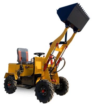 China Hotels New Energy Self Charging High Efficiency Electric Four Wheel Drive Loader Self Charging With Front End Loader for sale