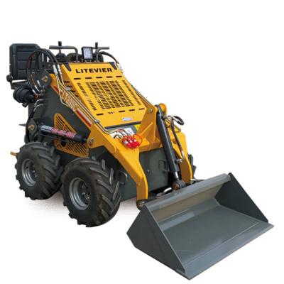 China Hotels Electric Mini Skid Steer Loader LT390C Lithium Battery Skid Steer Charger for sale