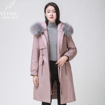 China YuFan breathable Chinese industry jacket warm and thick coats outside down jacket casual down jacket for sale