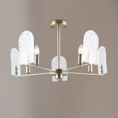 China Wholesale Clear Glass Light Mate Brushed Antique Brass Pendant Light Modern Pendant Chandelier for Home for sale