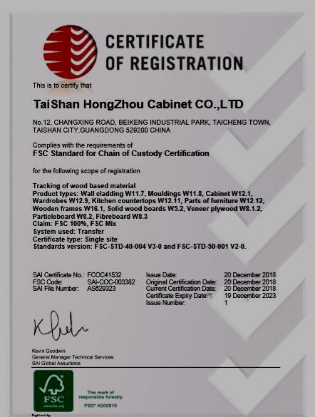 FSC - Taishan Hongzhou Cabinet Co., Ltd.