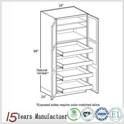 China Modern high-end white custom and wood sideboards for sale