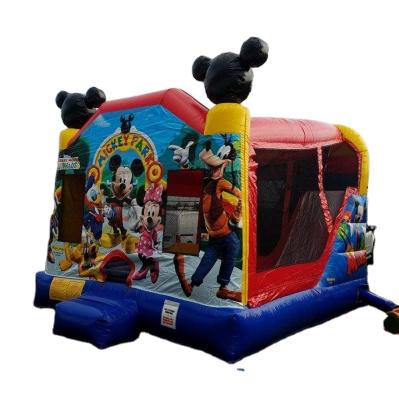 China Indoor Inflatable Games PVC Commercial Inflatable Mickey Mouse Bounce Jumping Castle For Party for sale