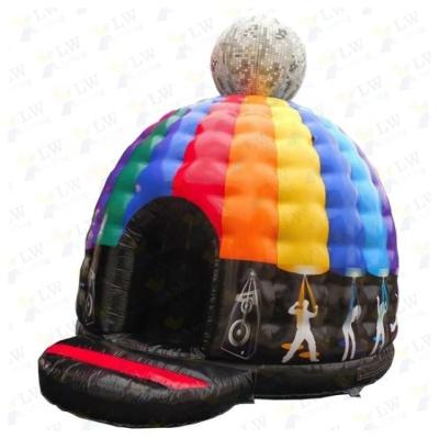 China Indoor inflatable games party inflatable bouncy castle disco dome,inflatable disco jumping dome for sale for sale