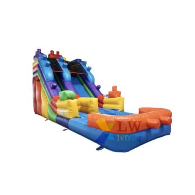 China Factory New Arrivals Cheap Inflatable Indoor Inflatable Water Slide Backyard Games Inflatable Water Slide For Rental for sale