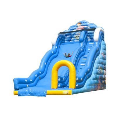 China Indoor Inflatable Games Hot Selling Commercial Customized Inflatable Water Slides Castle Dry Slide For Kids for sale