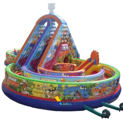 China Indoor Inflatable Game Cartoon Amusement Park Games Inflatable Obstacle Course, Kids Run Inflatable Obstacle Course Maze for sale