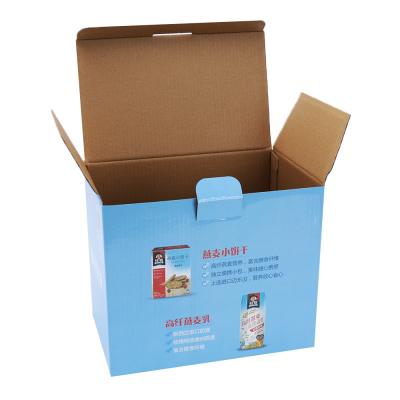 China Recycled Materials Large Size Cardboard Packing Red Gift Box For Christmas Big Gift for sale