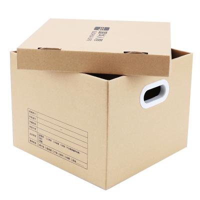 China Eco Friendly Recycled Materials, Archival Packaging Storage Boxes, Bankers Kit Storage Corrugated Cardboard Packaging Fordable for sale